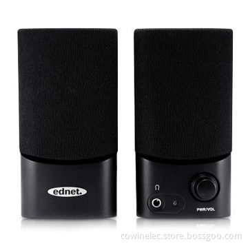 2.0-channel Computer Stereo Mini Speakers, 3W Output Power/Many Colors Available